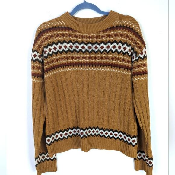 Vintage 70's Knit Sweater L - Picture 1 of 3